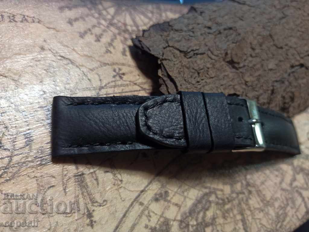 Delivery of Leather watch strap 22mm Genuine leather by hand 768 Delivery of Leather watch strap 22mm Genuine leather by hand 768