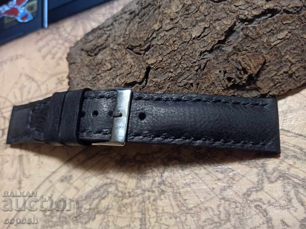 Leather watch strap 22mm Genuine leather by hand 768 - 5 Leather watch strap 22mm Genuine leather by hand 768 - 5