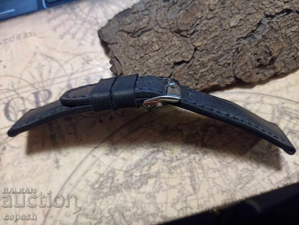 Leather watch strap 22mm Genuine leather by hand 768 - 6 Leather watch strap 22mm Genuine leather by hand 768 - 6