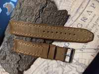 Leather watch strap 20mm Genuine leather by hand 774