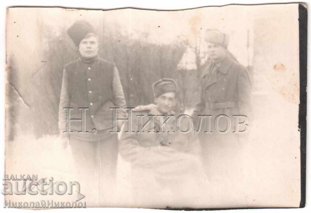 SMALL OLD PHOTO USSR USSR SOVIET SOLDIERS A918
