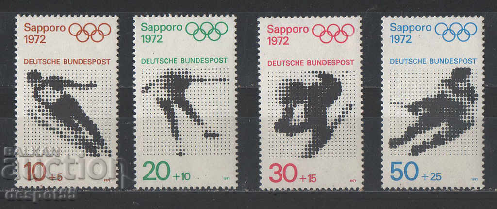 1971. Γερμανία. Χειμερινοί Ολυμπιακοί Αγώνες - Σαπόρο, Ιαπωνία.