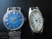 Стари часовници "Лъч" и "Чайка" 2 броя