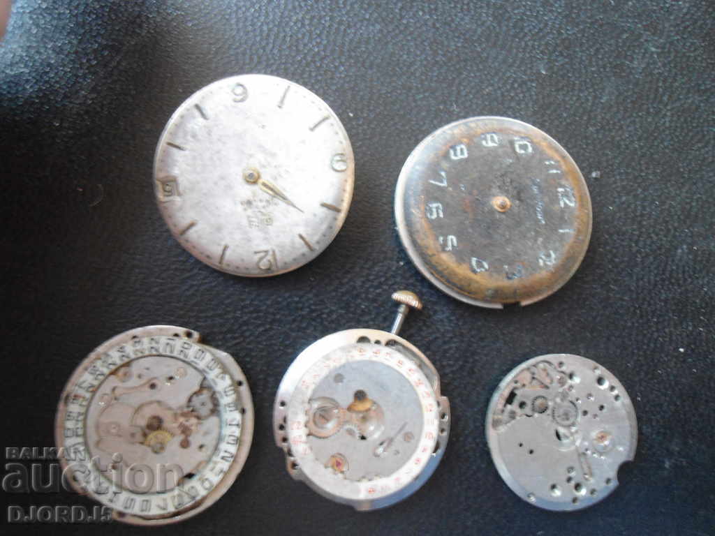 Delivery of Lot of typewriters from old watches 5 pieces Delivery of Lot of typewriters from old watches 5 pieces