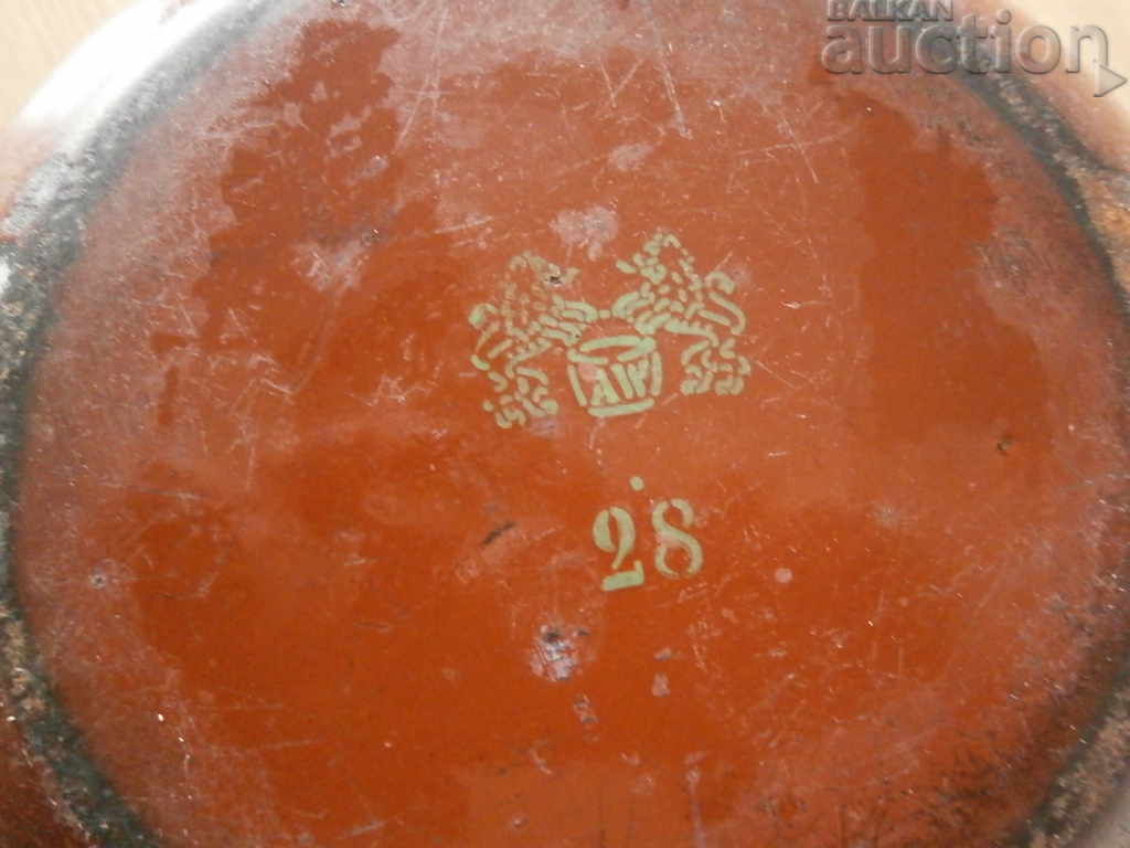 Ancient primitive enameled vessel - 5 Ancient primitive enameled vessel - 5