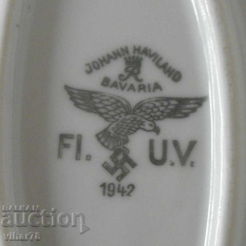Large old German plate-BAVARIA-1942 - 6