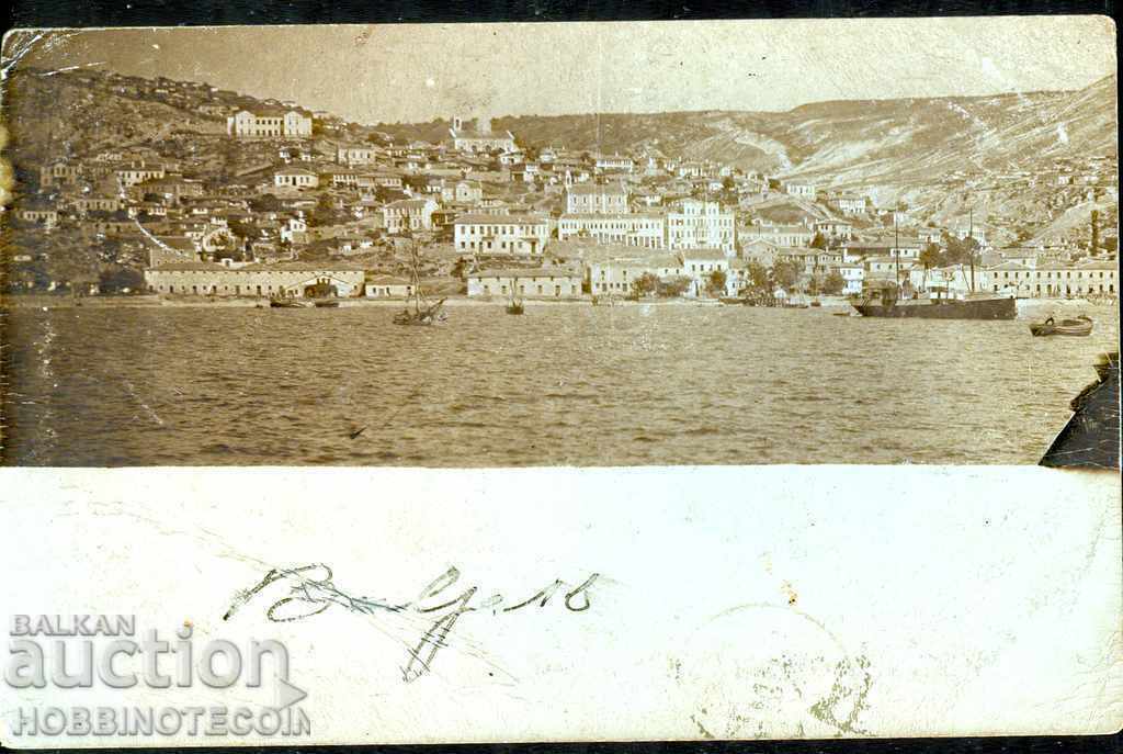 CARD BALCHIK TRAVELED from the SEA to ENGLAND - 1903