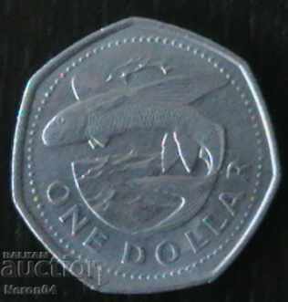 1 dolar 1994, Barbados
