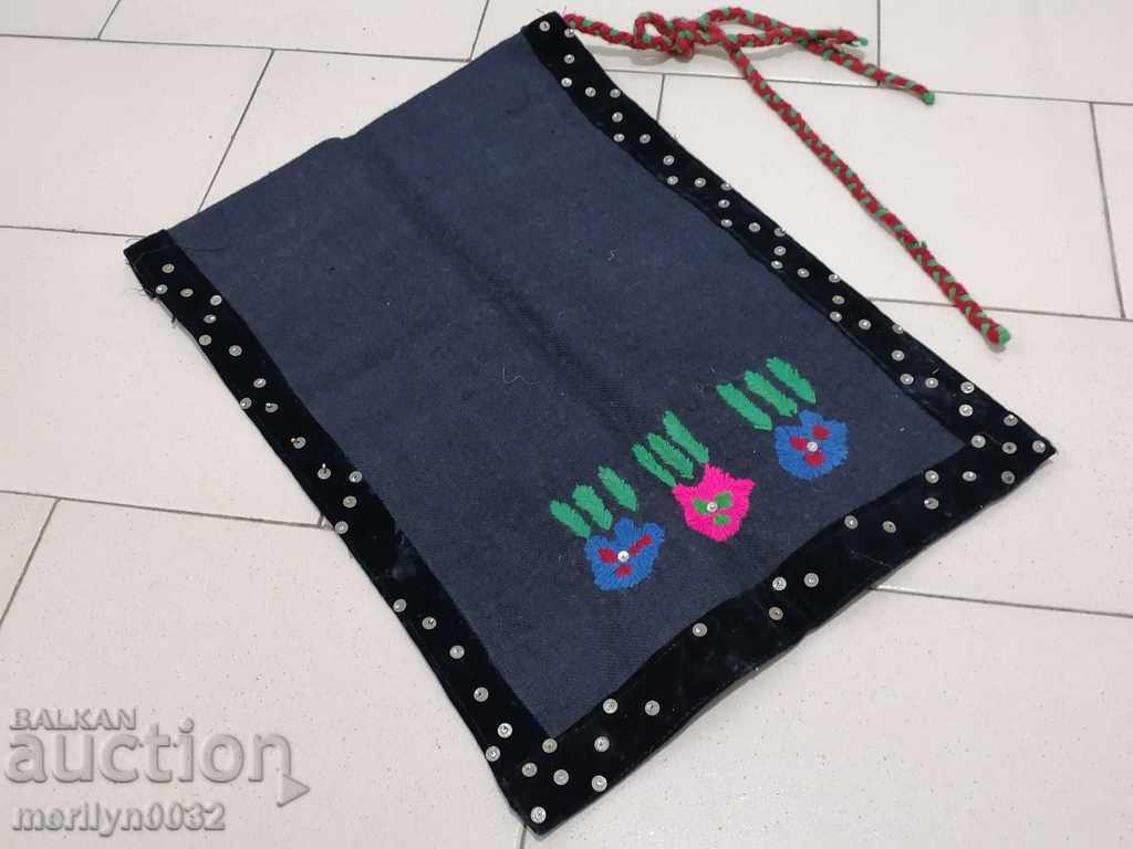 Old woven embroidered embroidered apron with tinsel wear sukman