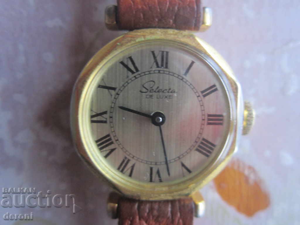 Amazing gold watch Selecta de Luxe with price 40.00 BGN | € 20.45