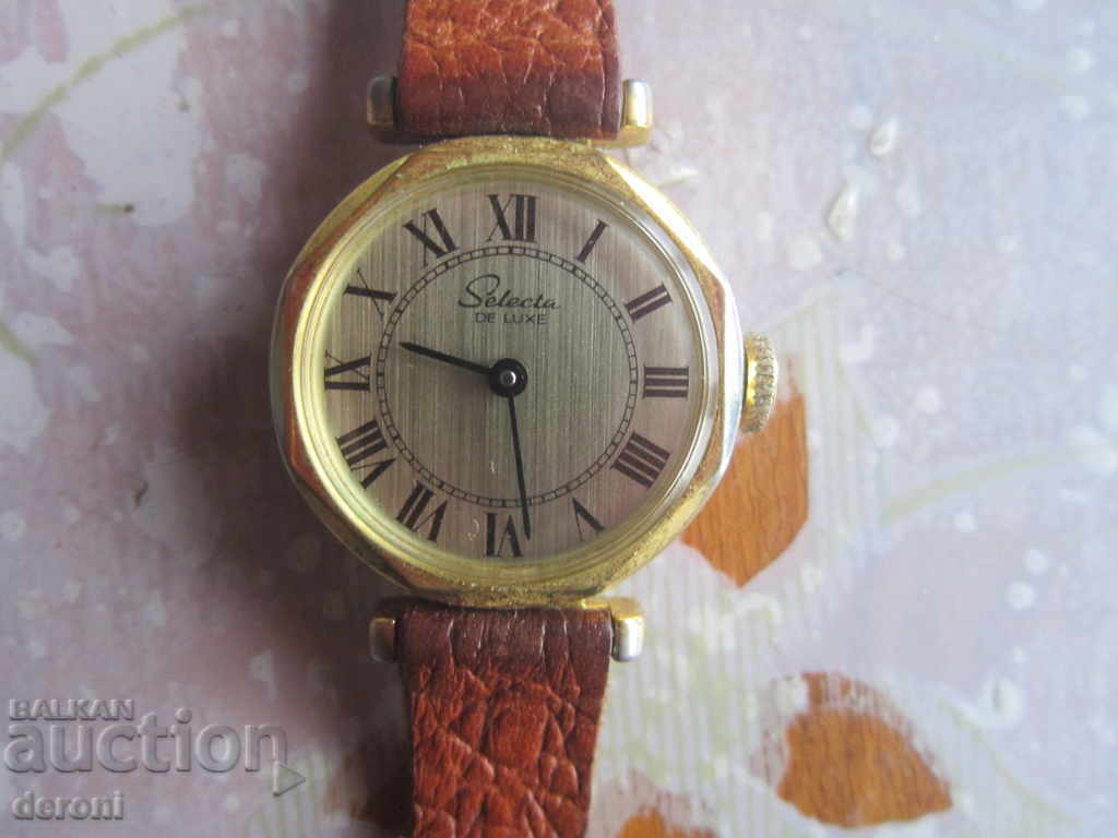 Amazing gold watch Selecta de Luxe - 7