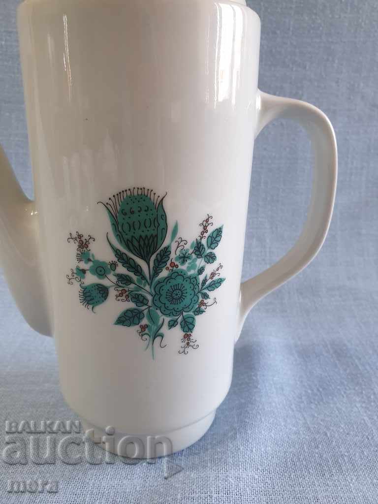 Porcelain jug-Dyanko Stefanov-Razgrad with price 32.00 BGN | € 16.36 Porcelain jug-Dyanko Stefanov-Razgrad with price 32.00 BGN | € 16.36