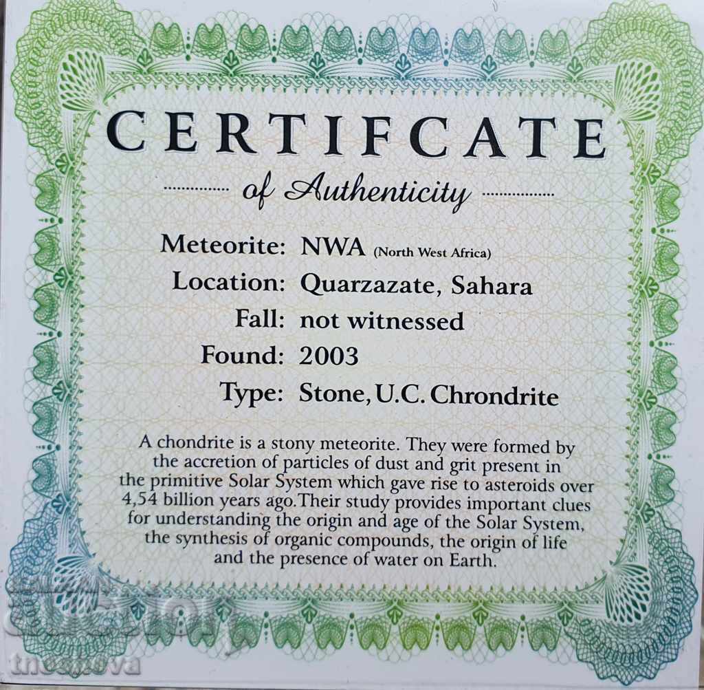 Silver 3 Oz Marble Blue Earth - COLOR + CERTIFICATE - 5