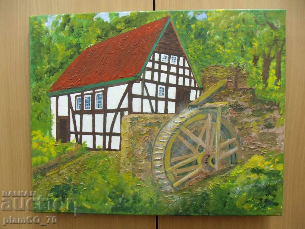 № * 5849 old painting - oil, canvas - size 50/40 cm with price 40.00 BGN | € 20.45 № * 5849 old painting - oil, canvas - size 50/40 cm with price 40.00 BGN | € 20.45