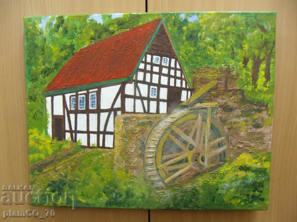 Delivery of № * 5849 old painting - oil, canvas - size 50/40 cm Delivery of № * 5849 old painting - oil, canvas - size 50/40 cm