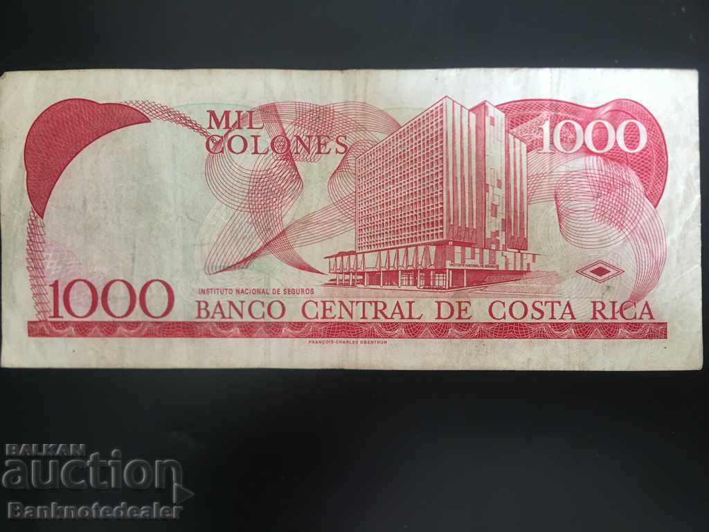 Costa Rica 1000 Colones 2004 Pick 264 Ref 8311 with price 12.00 BGN | € 6.14 Costa Rica 1000 Colones 2004 Pick 264 Ref 8311 with price 12.00 BGN | € 6.14