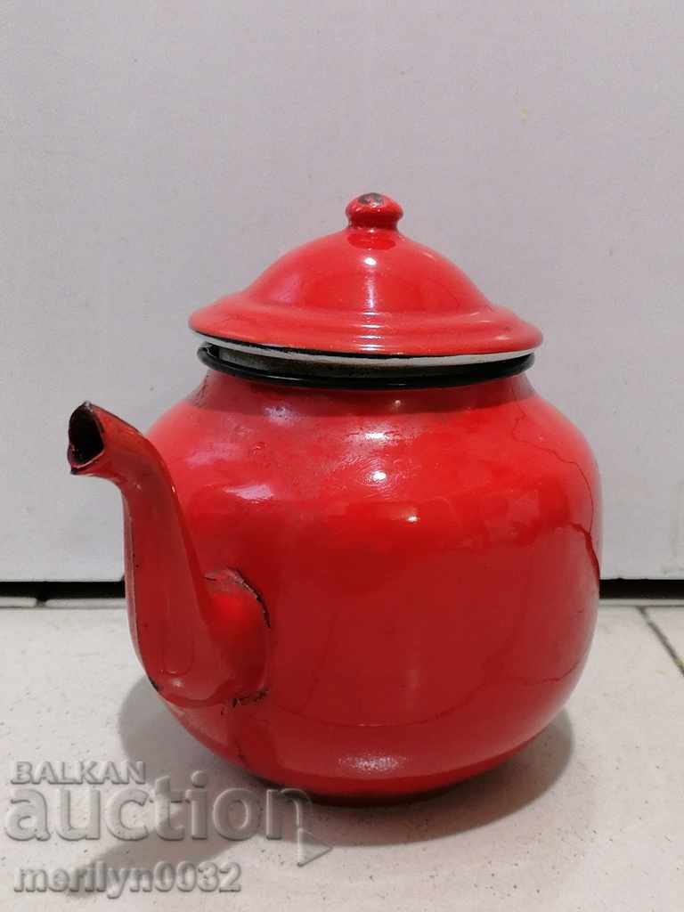 Παλιά εμαγιέ σκάφος βραστήρα βραστήρα κατσαρόλα με σμάλτο - 5 Παλιά εμαγιέ σκάφος βραστήρα βραστήρα κατσαρόλα με σμάλτο - 5