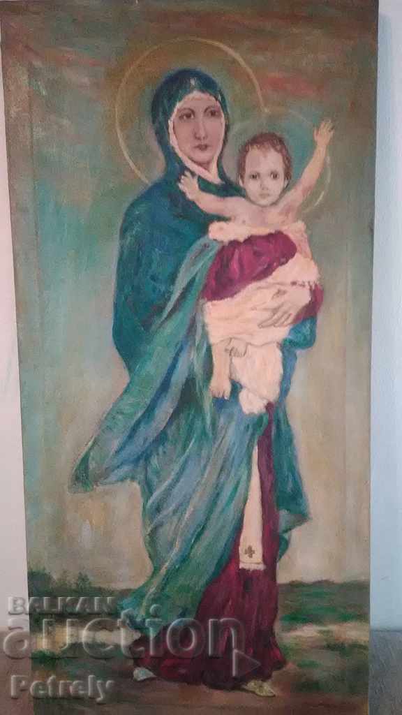 Old painting icon with price 120.00 BGN | € 61.36 Old painting icon with price 120.00 BGN | € 61.36