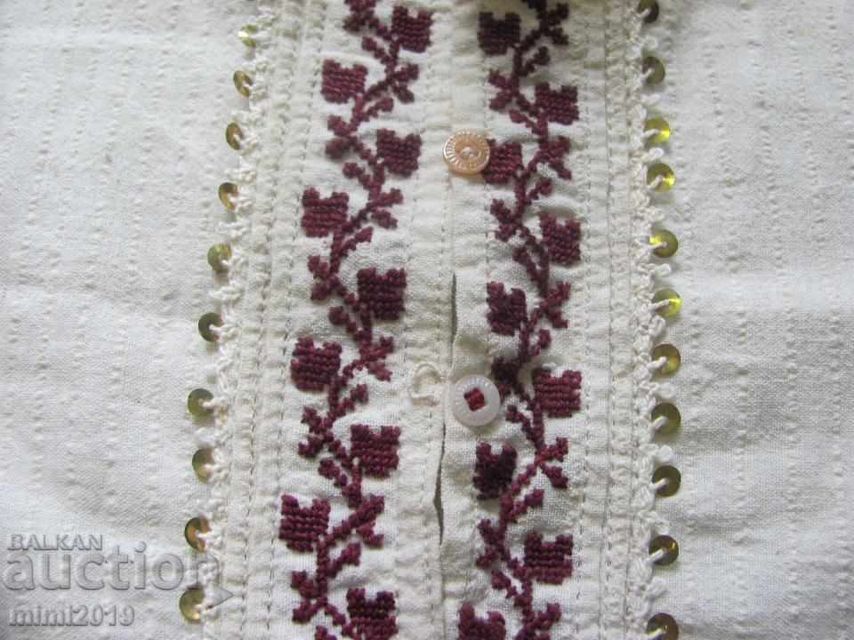 19th Century Folk Art Men's Cotton Shirt - 5 19th Century Folk Art Men's Cotton Shirt - 5