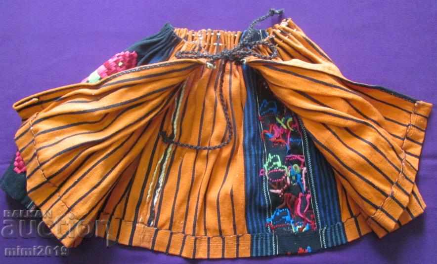 19th Century Folk Art Children's Costume Hand Embroidery - 5 19th Century Folk Art Children's Costume Hand Embroidery - 5