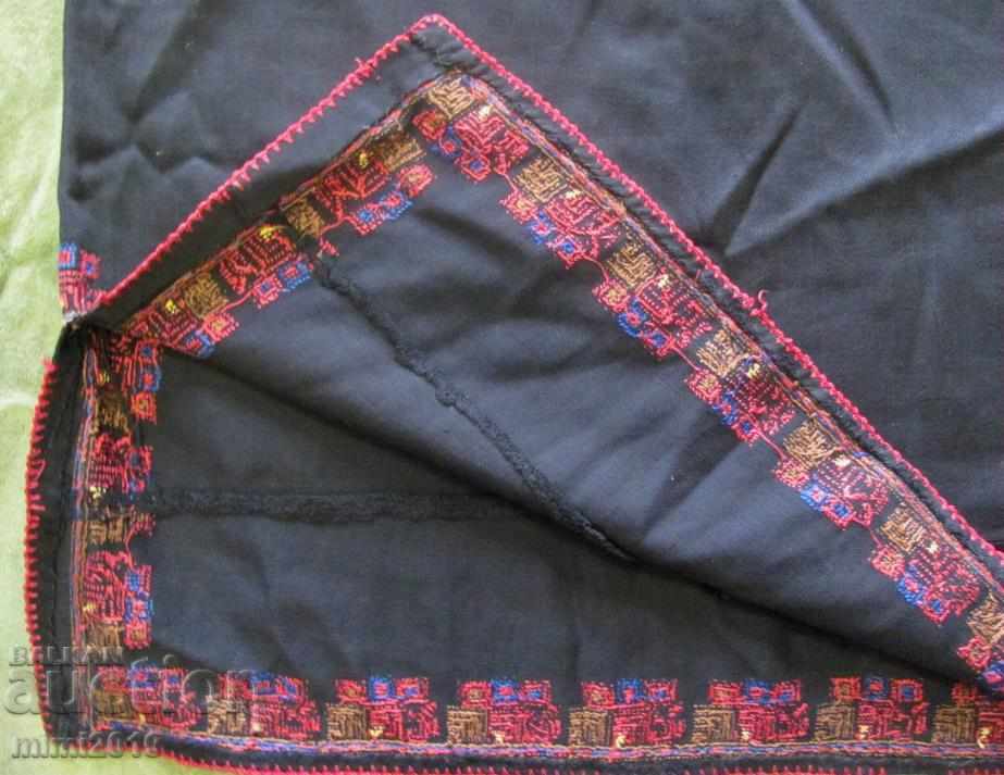 19th Century Folk Art Women's Costume Litak Hand Embroidery - 5