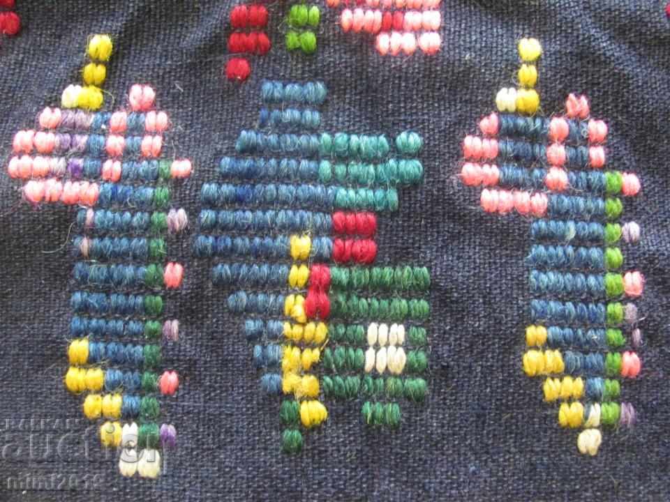 Arta populară din secolul al XIX-lea, pernă din lână țesută și brodat manual - 5 Arta populară din secolul al XIX-lea, pernă din lână țesută și brodat manual - 5