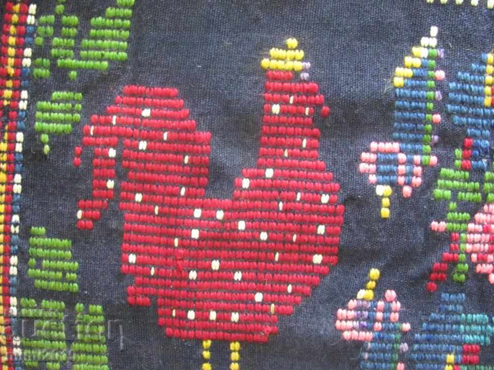 Arta populară din secolul al XIX-lea, pernă din lână țesută și brodat manual - 6 Arta populară din secolul al XIX-lea, pernă din lână țesută și brodat manual - 6