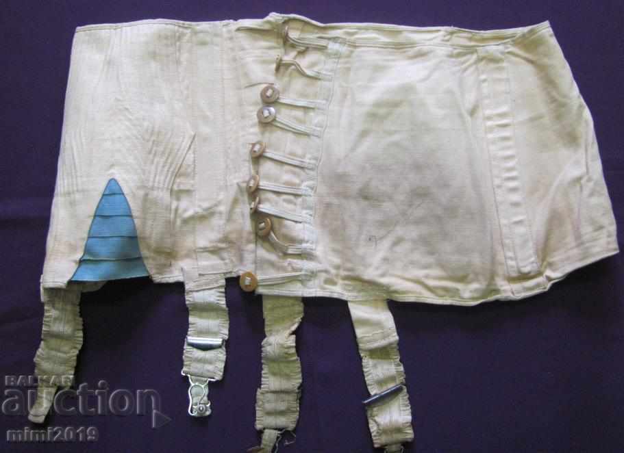 Аукцион 30-те Стар Женски Автентичен Колан за Жартиери Корсет Аукцион 30-те Стар Женски Автентичен Колан за Жартиери Корсет