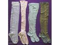 30-те Оригинални Дълги Дамски Чорапи с Монограм 4 чифта