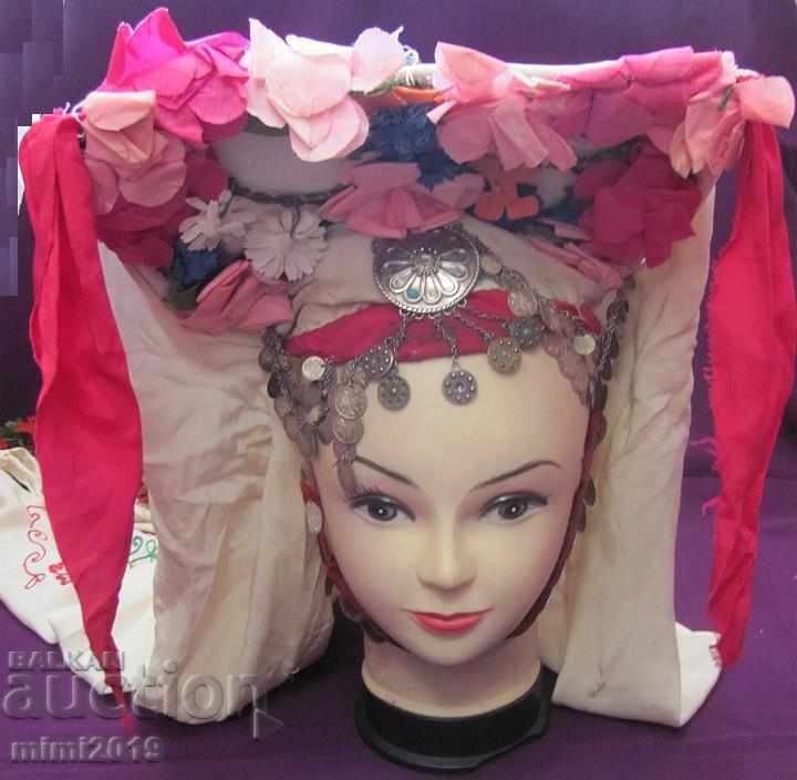 Folk Art Old Head Decoration, Head of Flowers - 7 Folk Art Old Head Decoration, Head of Flowers - 7