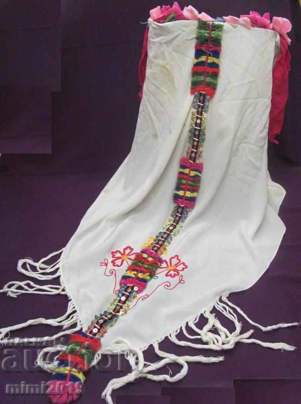 Folk Art Old Head Decoration, Head of Flowers - 5