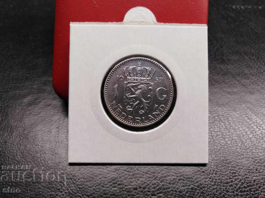 1 GULDEN, 1957 SILVER 720, COIN, NETHERLANDS with price 15.00 BGN | € 7.67 1 GULDEN, 1957 SILVER 720, COIN, NETHERLANDS with price 15.00 BGN | € 7.67