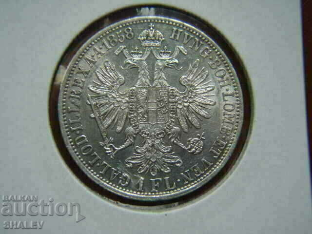 1 Florin 1858 A Austria (1 флорин Австрия) - AU с цена € 42.89 | 83.89 лв. 1 Florin 1858 A Austria (1 флорин Австрия) - AU с цена € 42.89 | 83.89 лв.