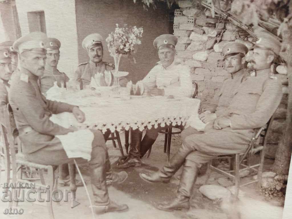 ROYAL PHOTO-PSV, SERES, 10th Company, 85th Regiment, OFFICERS, front with price 20.00 BGN | € 10.23 ROYAL PHOTO-PSV, SERES, 10th Company, 85th Regiment, OFFICERS, front with price 20.00 BGN | € 10.23