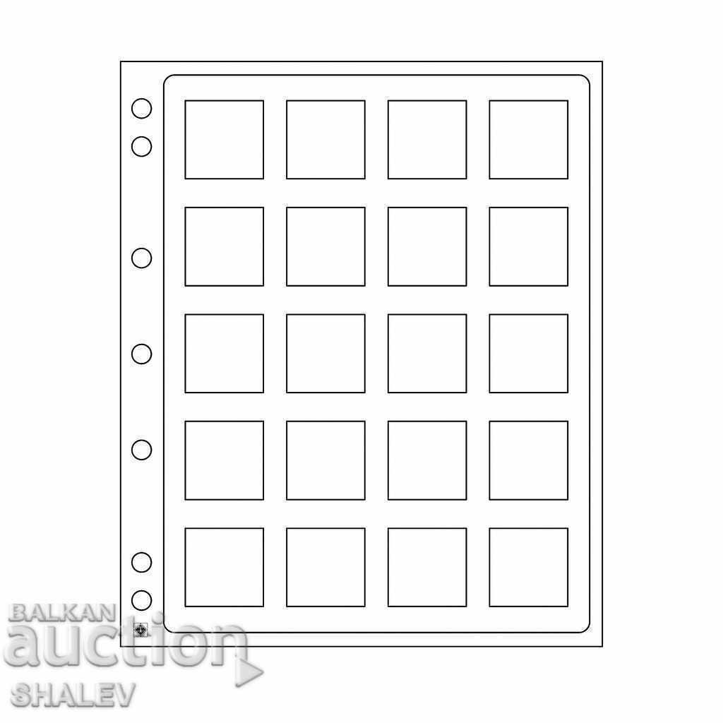 Delivery of Coin Sheets GRANDE ENCAP (DIN A4) - 2 pcs/pack (699) Delivery of Coin Sheets GRANDE ENCAP (DIN A4) - 2 pcs/pack (699)