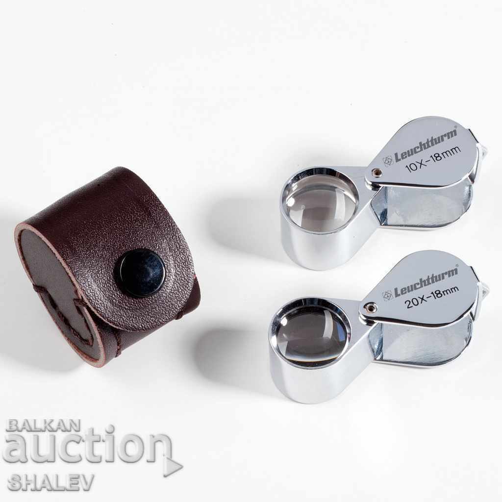 Lupă de mărire "Leuchtturm" Precision 20x Jeweler (3999)