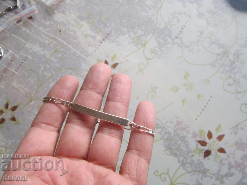 Страхотна сребърна гривна 925 11 - 6 Страхотна сребърна гривна 925 11 - 6