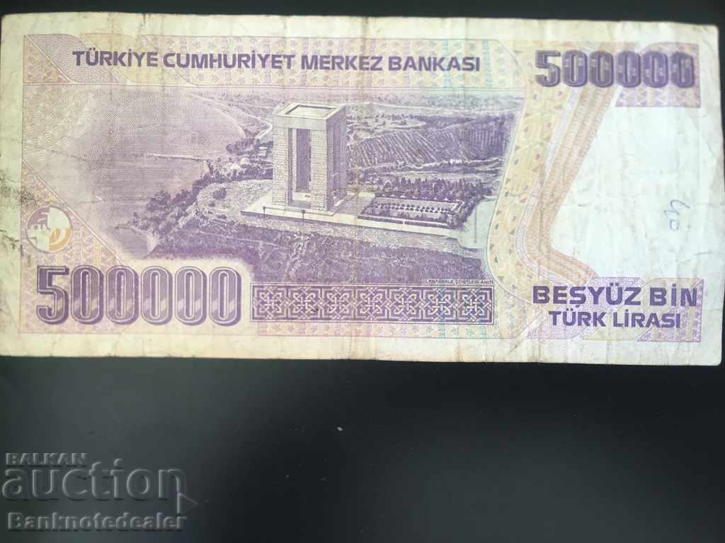 Turkey 500000 Lirasi 1970 (1993) Pick 208 Ref 8252 with price 4.00 BGN | € 2.05 Turkey 500000 Lirasi 1970 (1993) Pick 208 Ref 8252 with price 4.00 BGN | € 2.05