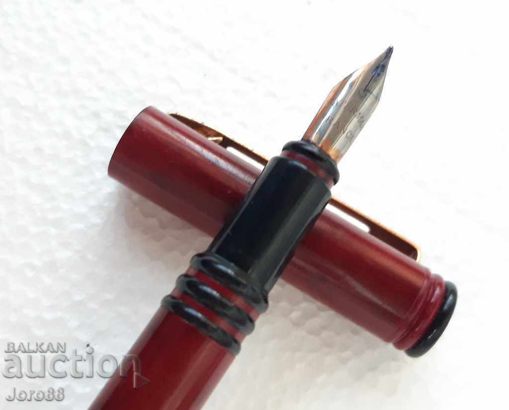Old Waterman fountain pen with gilding - 5