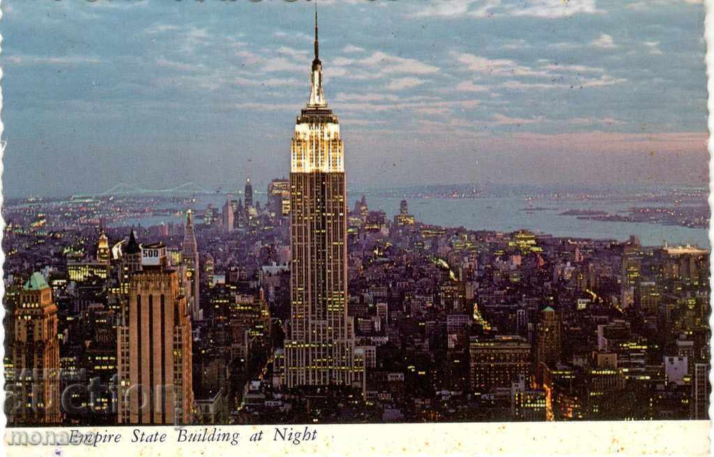 Old postcard - New York, Empire State Building