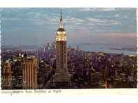 Old postcard - New York, Empire State Building