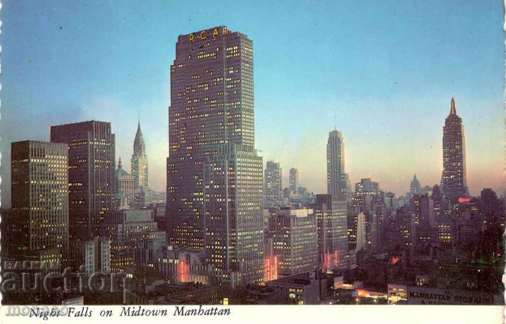 Παλιά καρτ ποστάλ - Νέα Υόρκη, Μέσο Μανχάταν