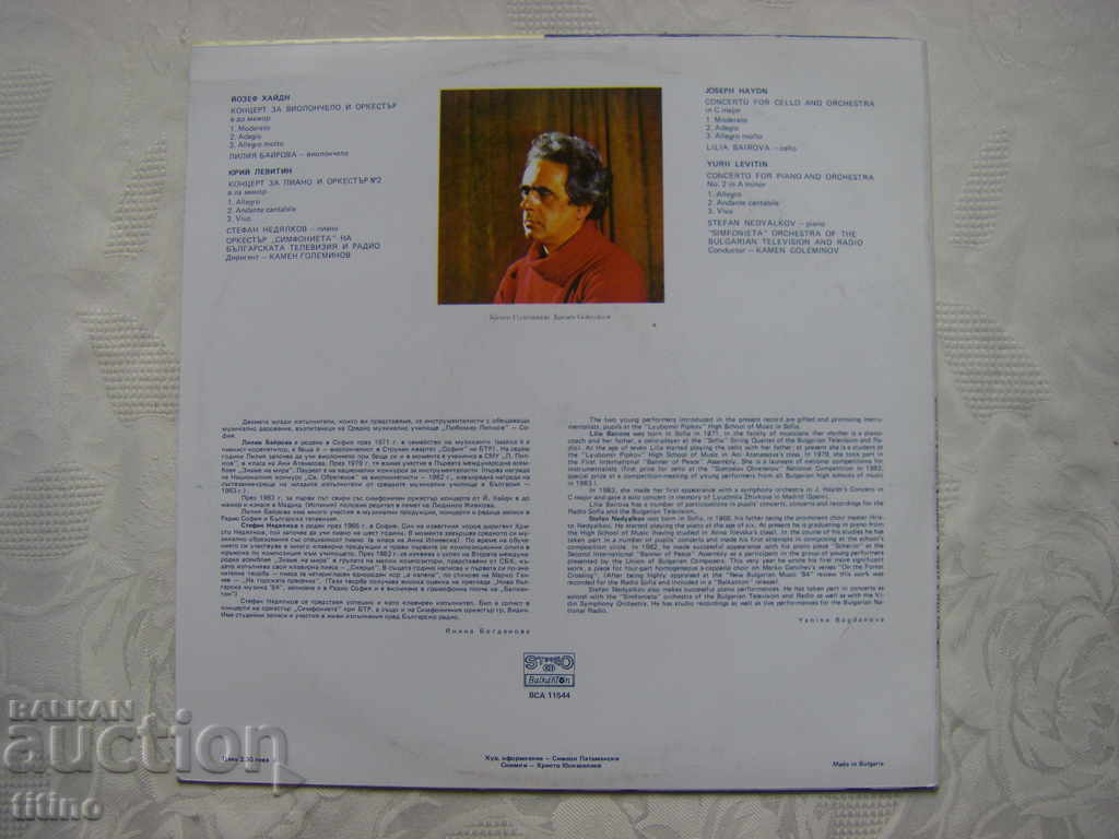 Delivery of ICA 11544 - Joseph Haydn / Yuri Levitin Delivery of ICA 11544 - Joseph Haydn / Yuri Levitin