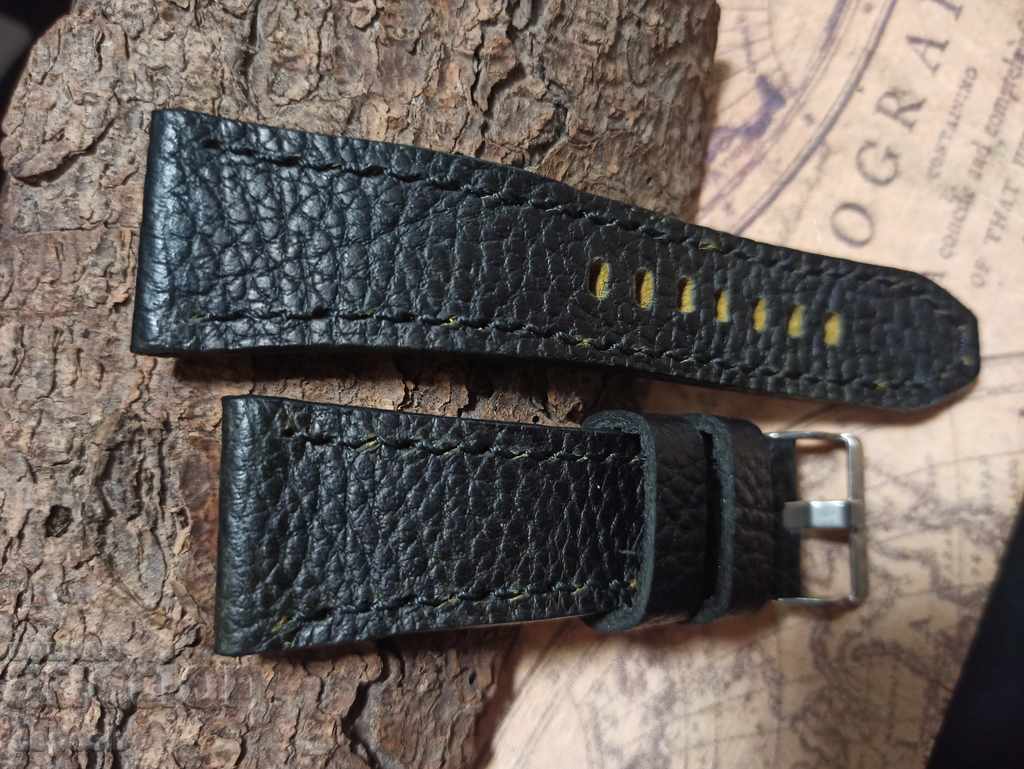 Leather watch strap 26mm Genuine leather by hand 783 with price 40.00 BGN | € 20.45 Leather watch strap 26mm Genuine leather by hand 783 with price 40.00 BGN | € 20.45