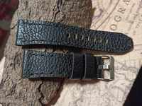 Leather watch strap 26mm Genuine leather by hand 783