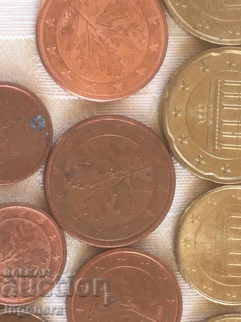 MONEDĂ MONEDE EUROCENT-12 BUC cu preț € 1.90 | 3.72 BGN