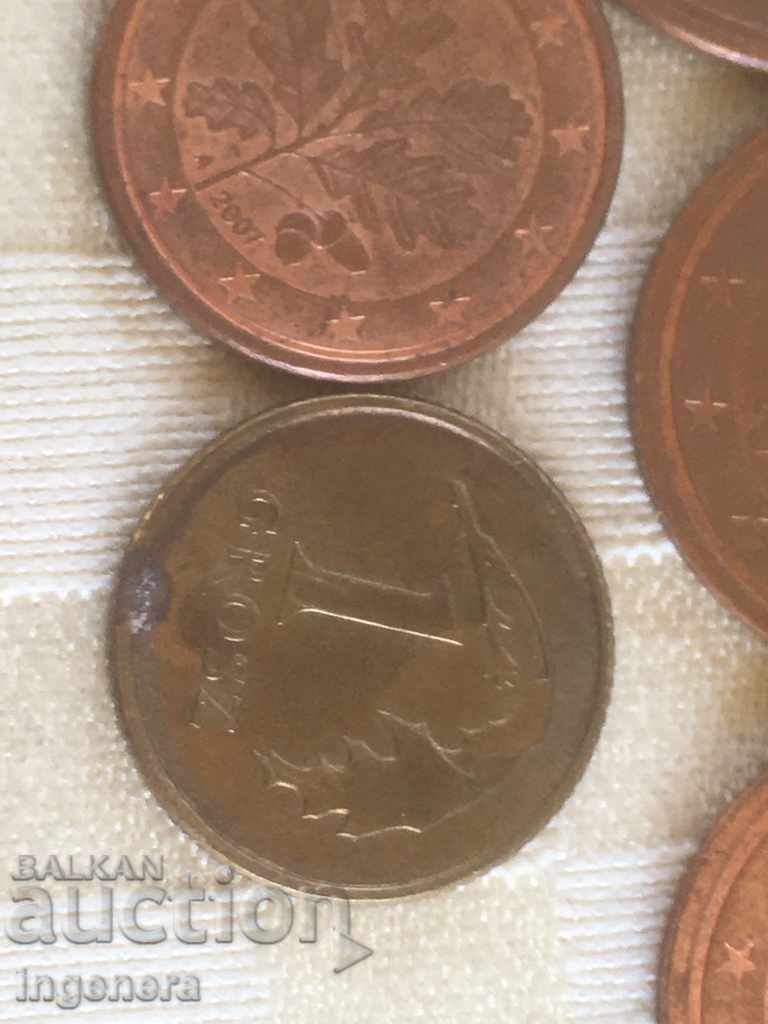 Licitație MONEDĂ MONEDE EUROCENT-12 BUC