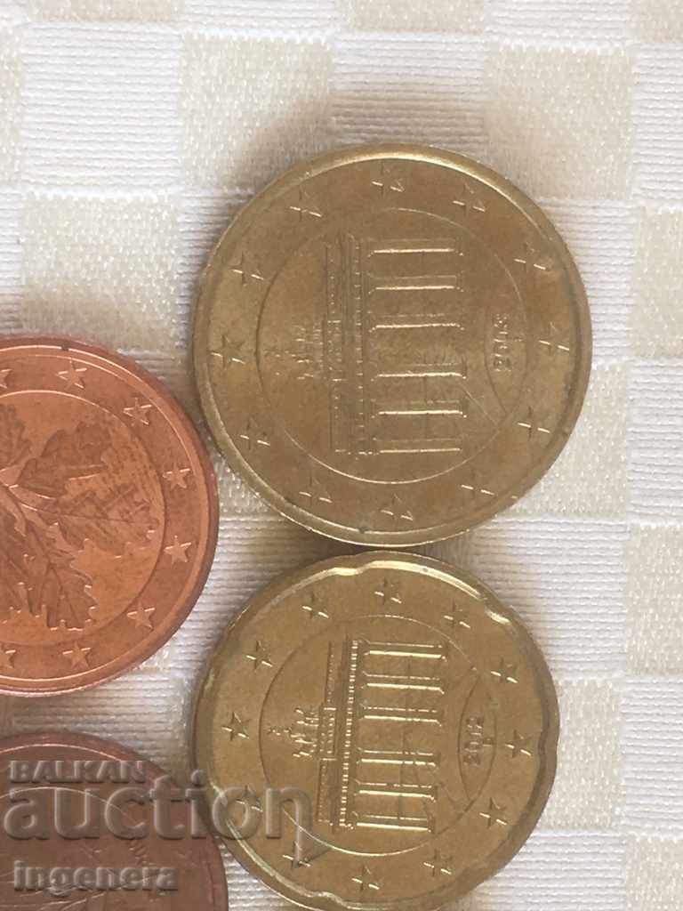 COIN COINS EUROCENT-12 PCS - 7 COIN COINS EUROCENT-12 PCS - 7