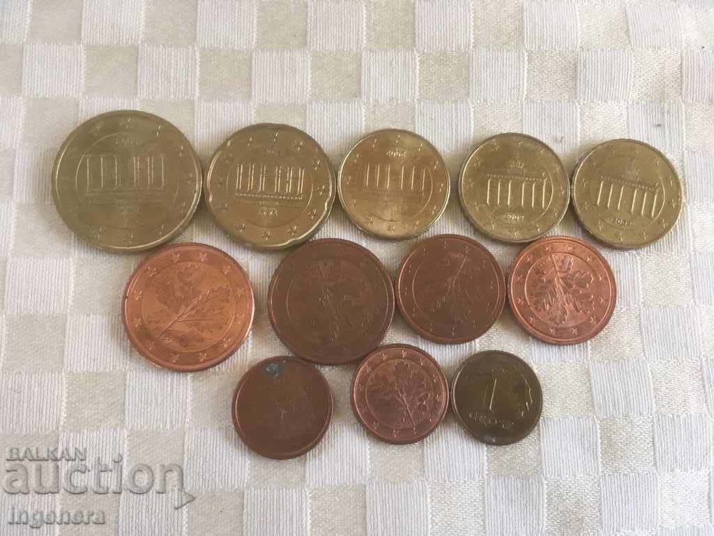 MONEDĂ MONEDE EUROCENT-12 BUC