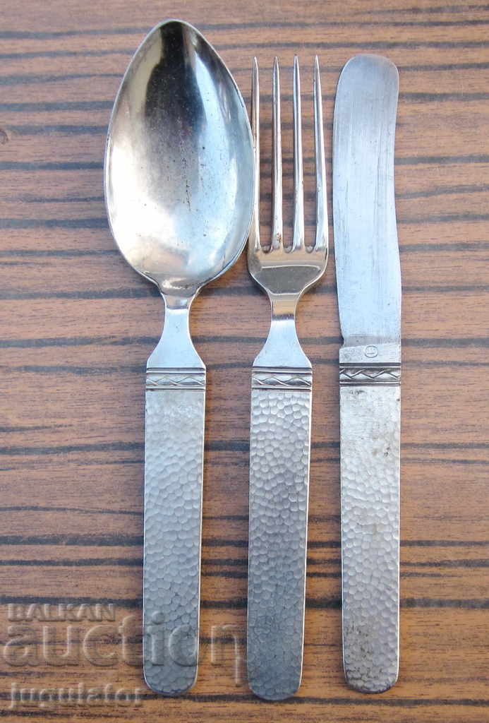 WWII German military field cutlery set with price 90.00 BGN | € 46.02 WWII German military field cutlery set with price 90.00 BGN | € 46.02